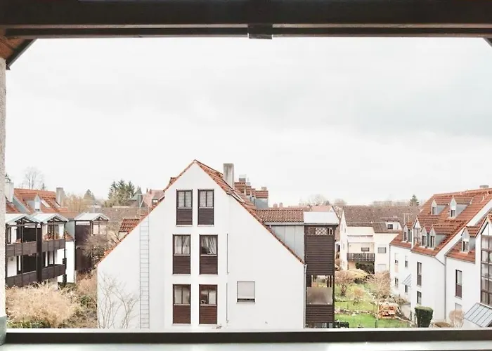 Zentral, Loggia, Tg-platz 公寓 奥格斯堡